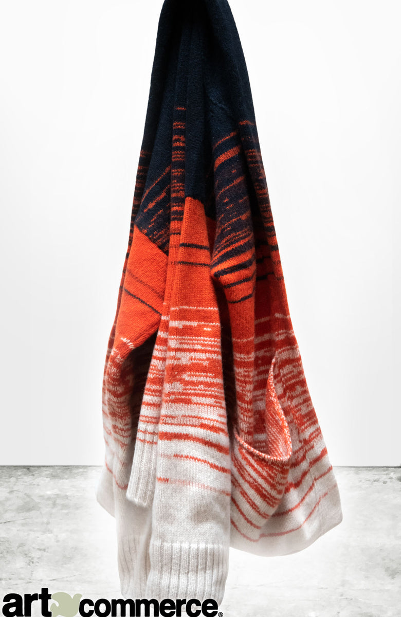 PONYBLANKET LP CASHMERE SHAWLCOLLAR CARDIGAN - orange pony