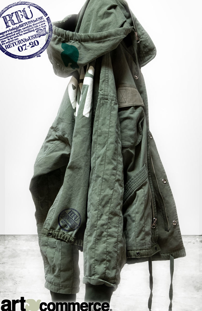 ARTISTSWANTED RTU/BAGS SUPERVINTAGE ZIP HOOD jacket - RTU SURPLUS
