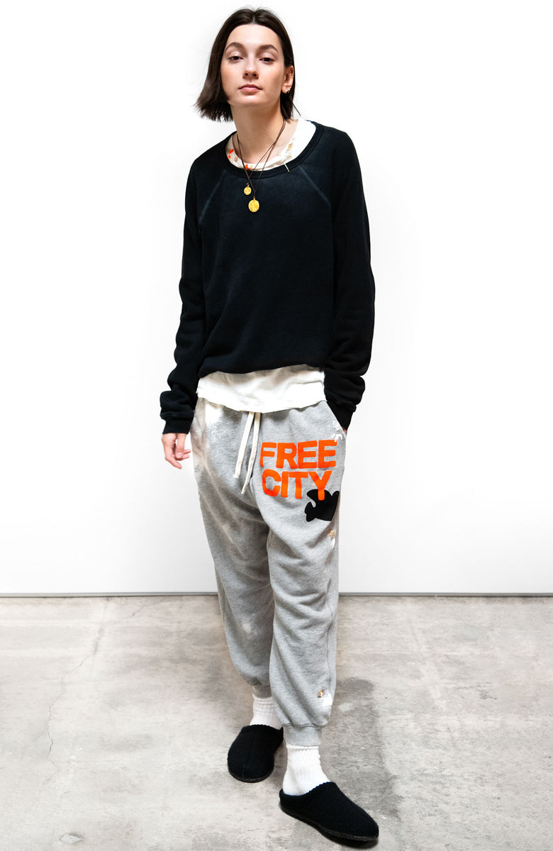 FREE CITYフリーシティ トレーナー RAINBOW RAGLAN fctrag069-sp FREE CITYフリーシティ トレーナー RAINBOW RAGLAN fcbswr002-sp