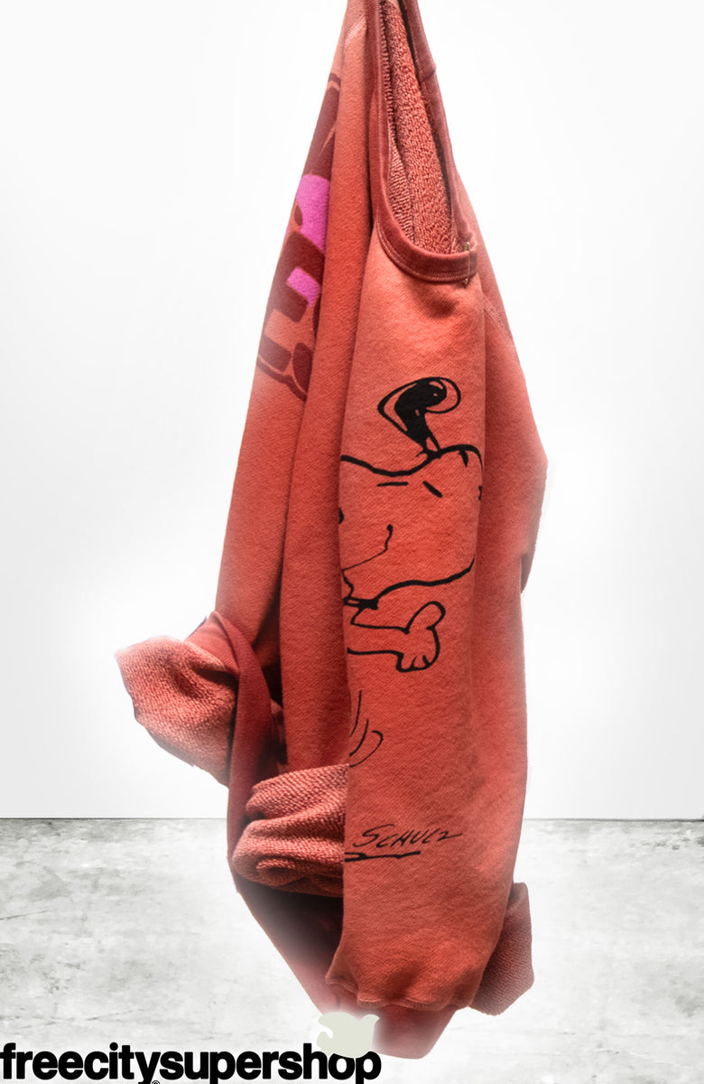 BASICGOODNESS SCHULZ SUPERVINTAGE YUMM raglan - SNOOPY burnpowder