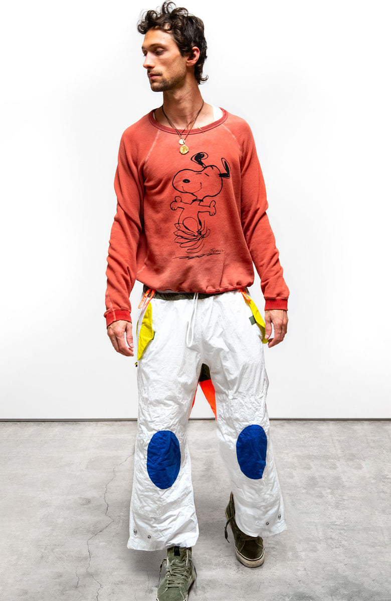BASICGOODNESS SCHULZ SUPERVINTAGE YUMM raglan - SNOOPY burnpowder