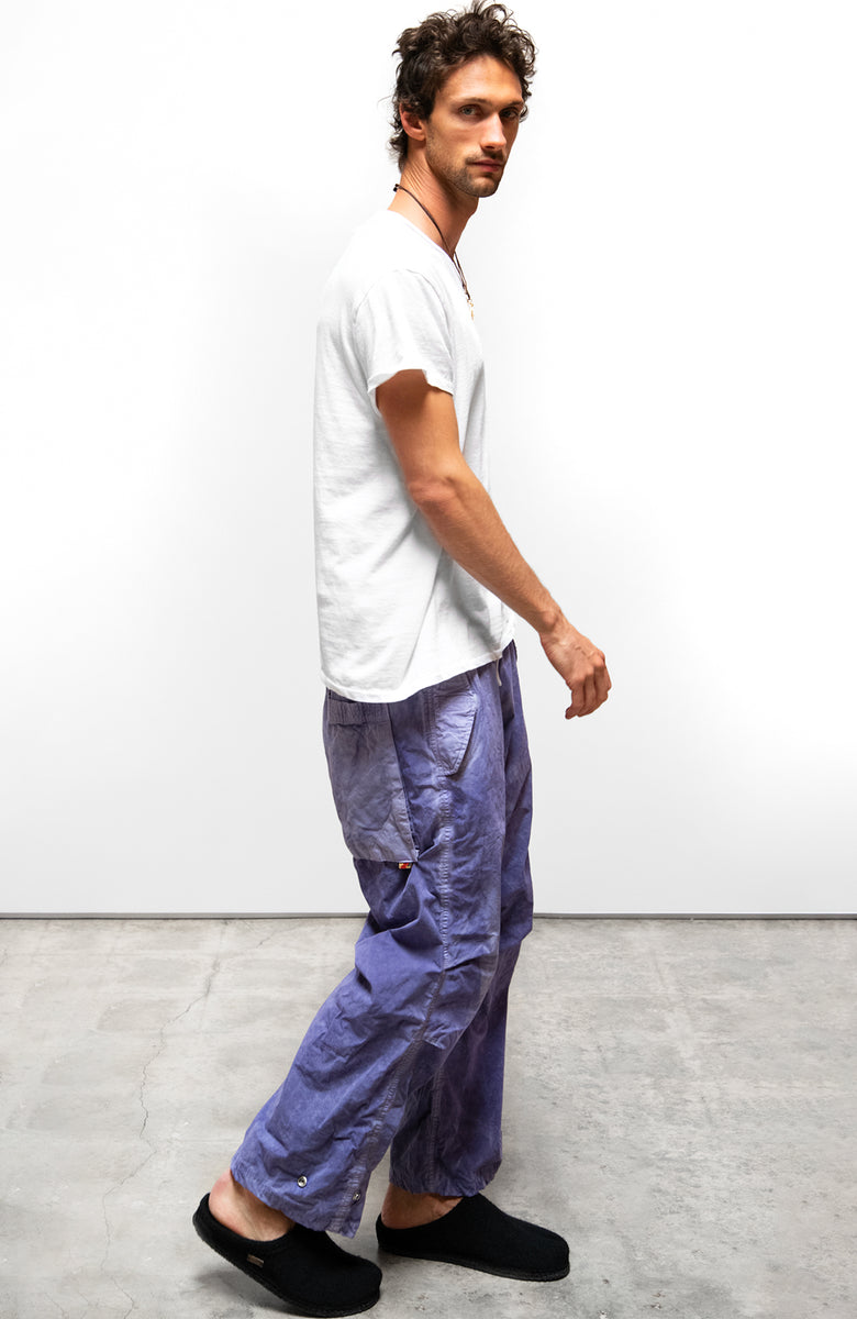 OUTOFSIGHT POPLIN/AIR FLAP/SNAP KITE pant - lavender plant