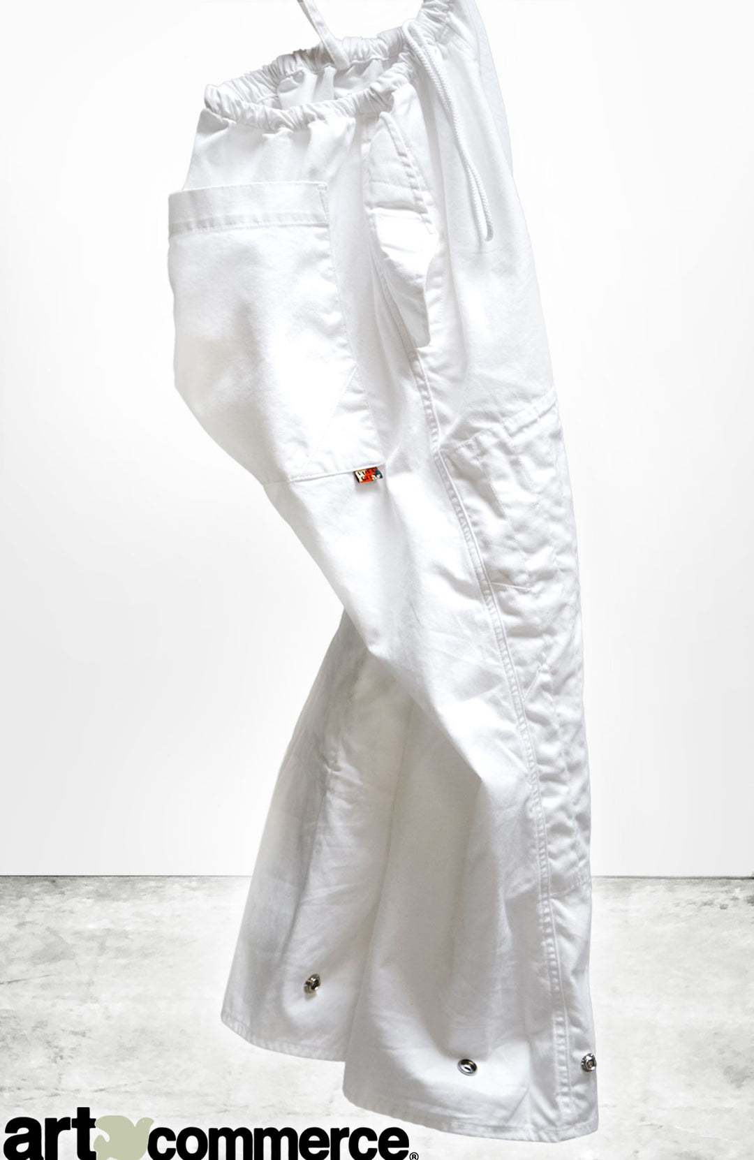 FLAP/SNAP JAPANESE/TWILL KARATE pant - superwhite – FREECITYsupershop