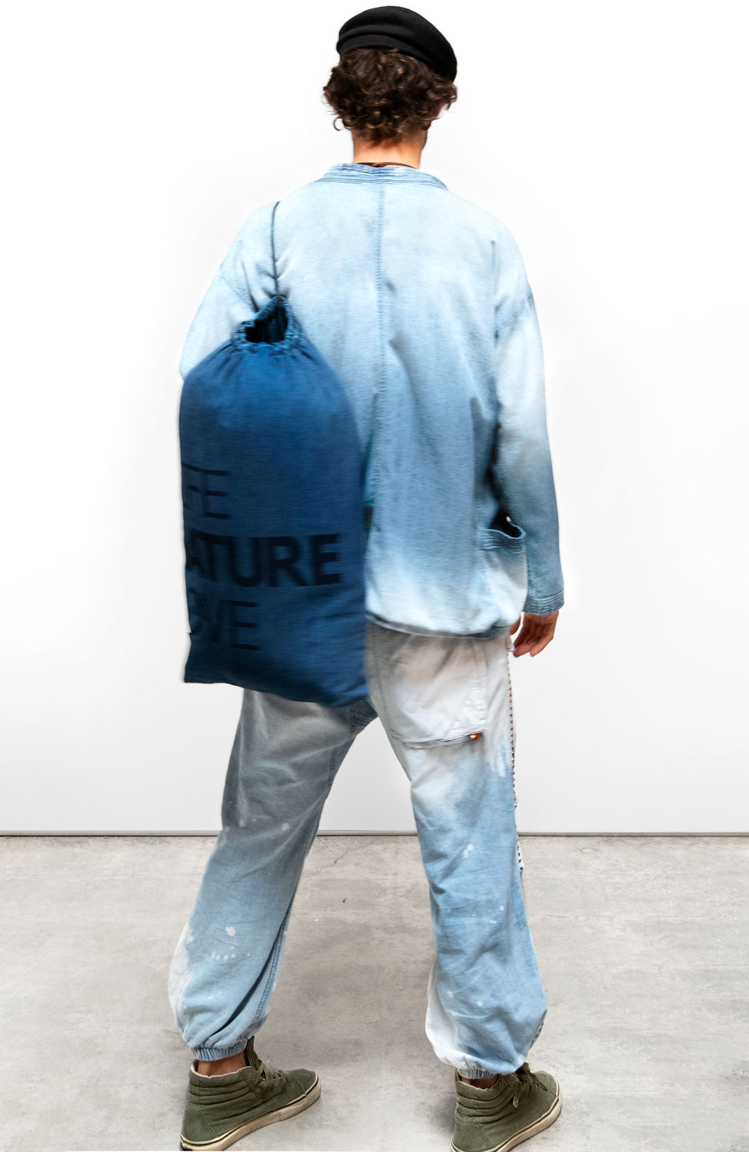 FREECITY X COMMUNE INDIGO SHERPA-BEAR BLANKET – FREECITYsupershop
