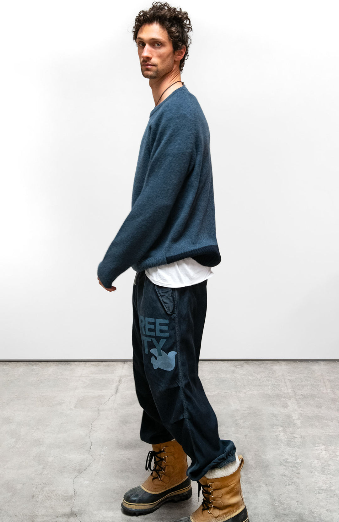 FLAP/SNAP FREECITY MATTE/SATIN AIRJUMP pant - moonshadow