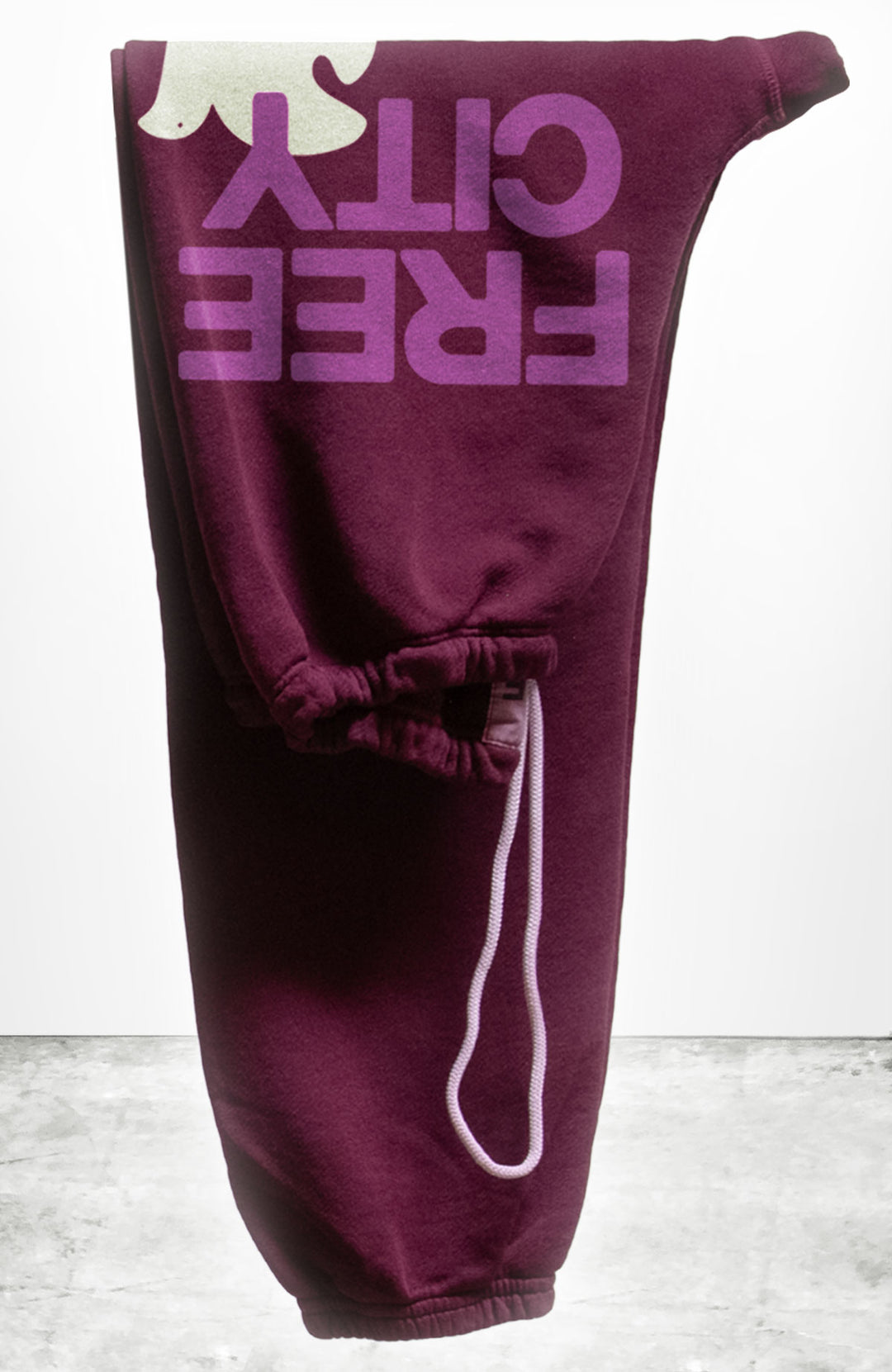 SUPERFLUFF LUX OG sweatpant - deeplove/cream – FREECITYsupershop