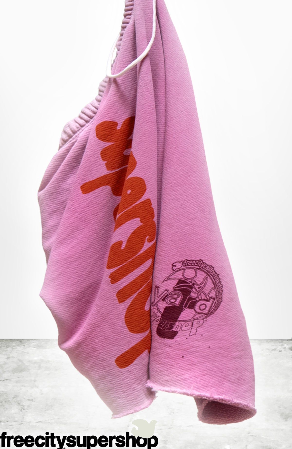 ARTYARD/SUPERSHOP CIRCA'05 MALIBU SUPERVINTAGE YUMM CUT-OFFS - pinkshroom powder