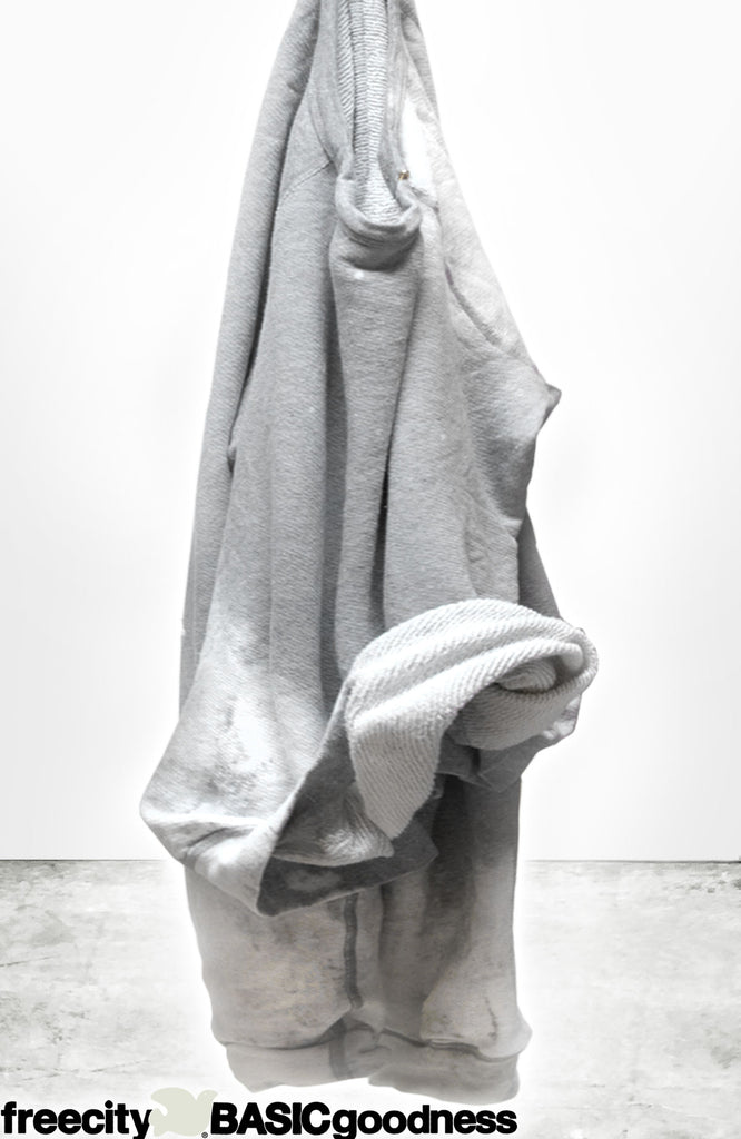 LUCKY RABBIT sweatshirt - bleachout rabbit – FREECITYsupershop