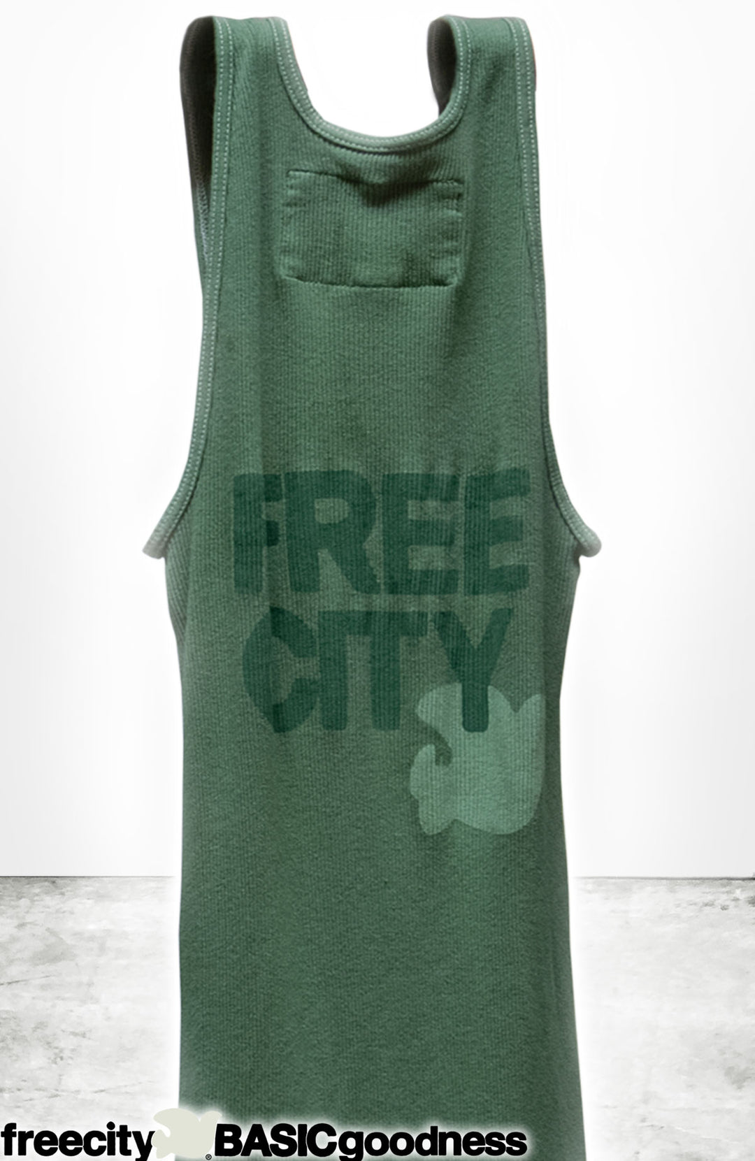 FREECITY RTU/1999 SUPERVINTAGE TANK - greenplant – FREECITYsupershop