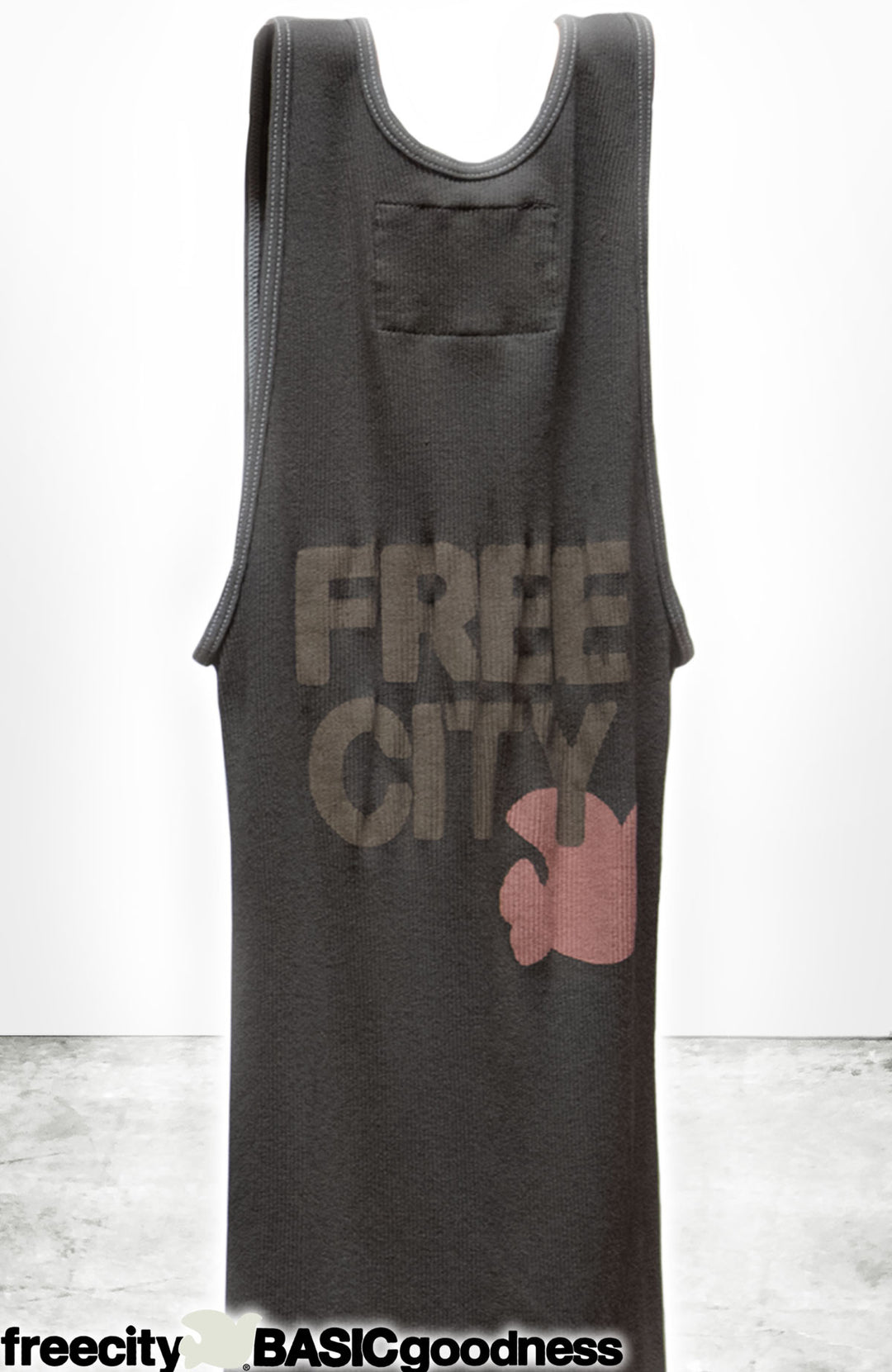 FREE CITY タンクトップ サイズ3 FREECITY RTU/1999 SUPERVINTAGE TANK - mud – FREECITYsupershop