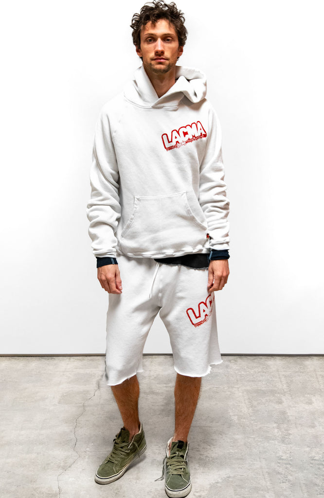 FREECITY パーカー　フリーシティ　白　ホワイト LACMA ARTISTSWANTED FREECITY SUPERVINTAGE pullover hoodie