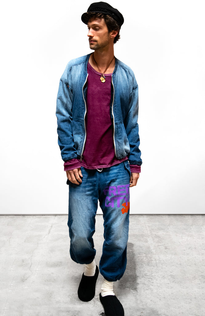 FLAP/SNAP SHELL FREECITY INDIGO pant - INDIGO2 – FREECITYsupershop