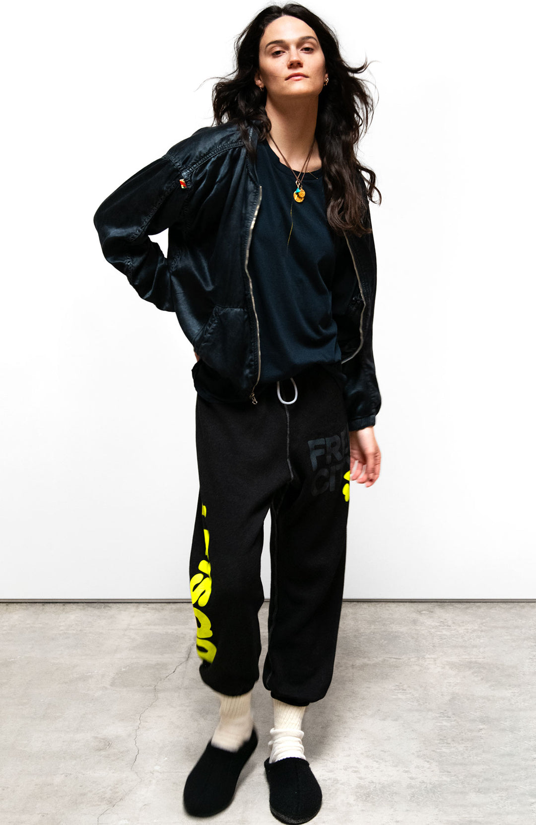 CIRCA'99 OG LETSGO OLDSCHOOL POLYBLEND/FLUFF sweat - blackspace